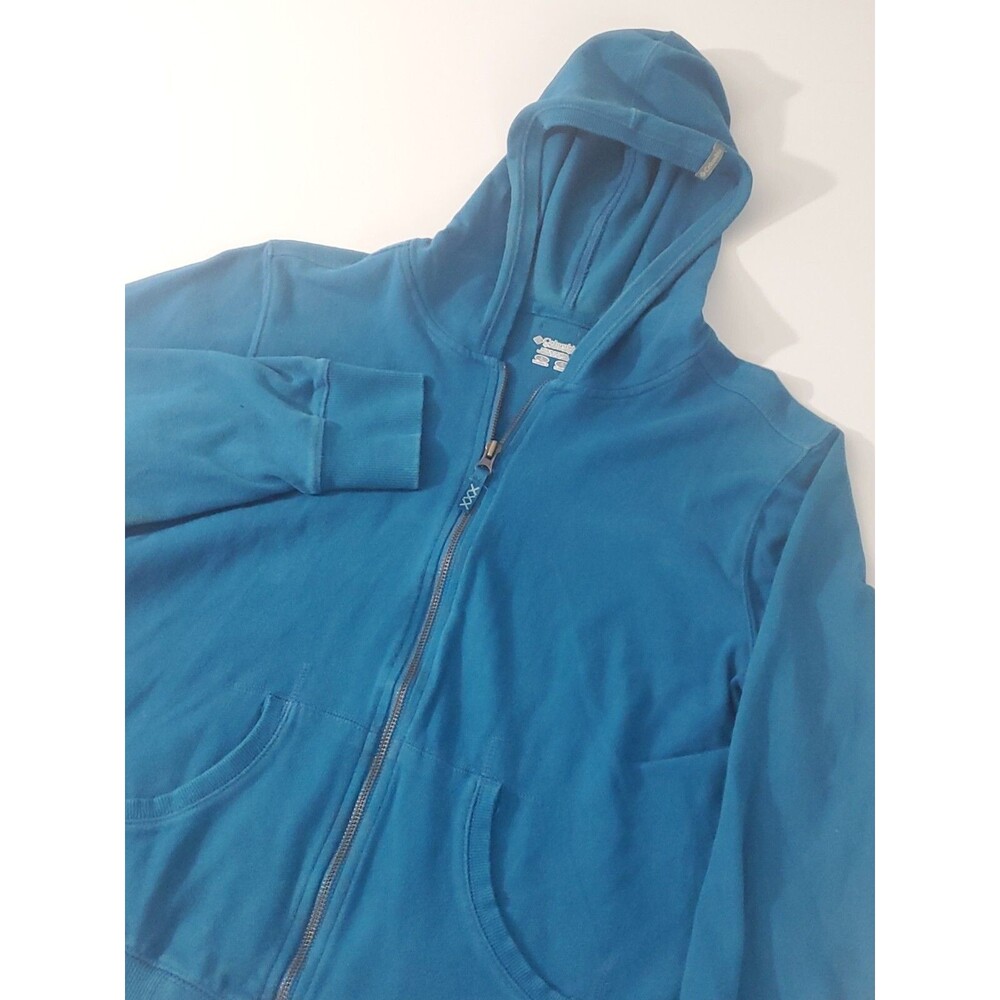 Columbia Sportswear Women's Long Sleeve‎ Zip Up Hoodie Sweatshirt, Blue, Large